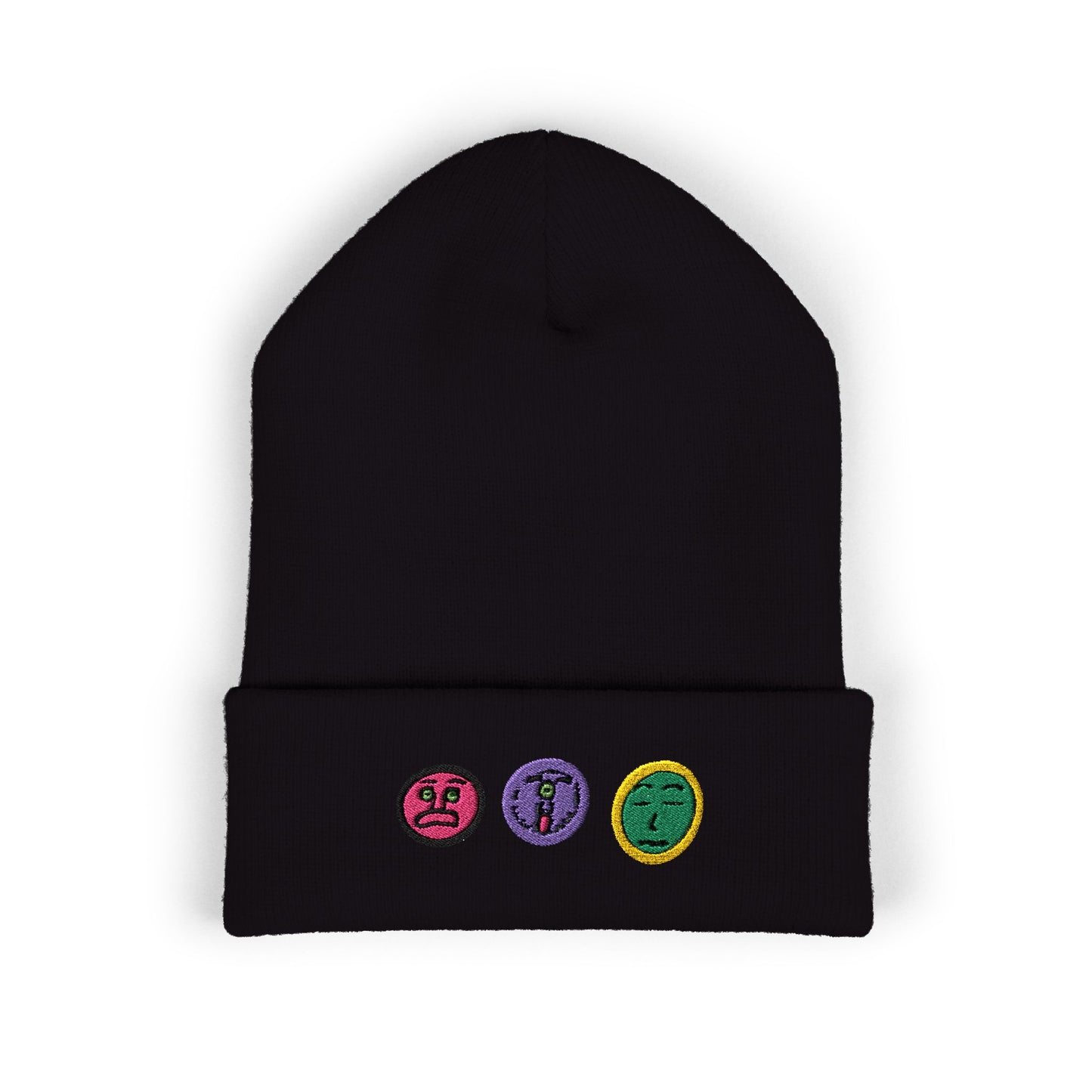 Embroidered Classic Cuffed Beanie - Sweet ‘N Sour Sauce Design