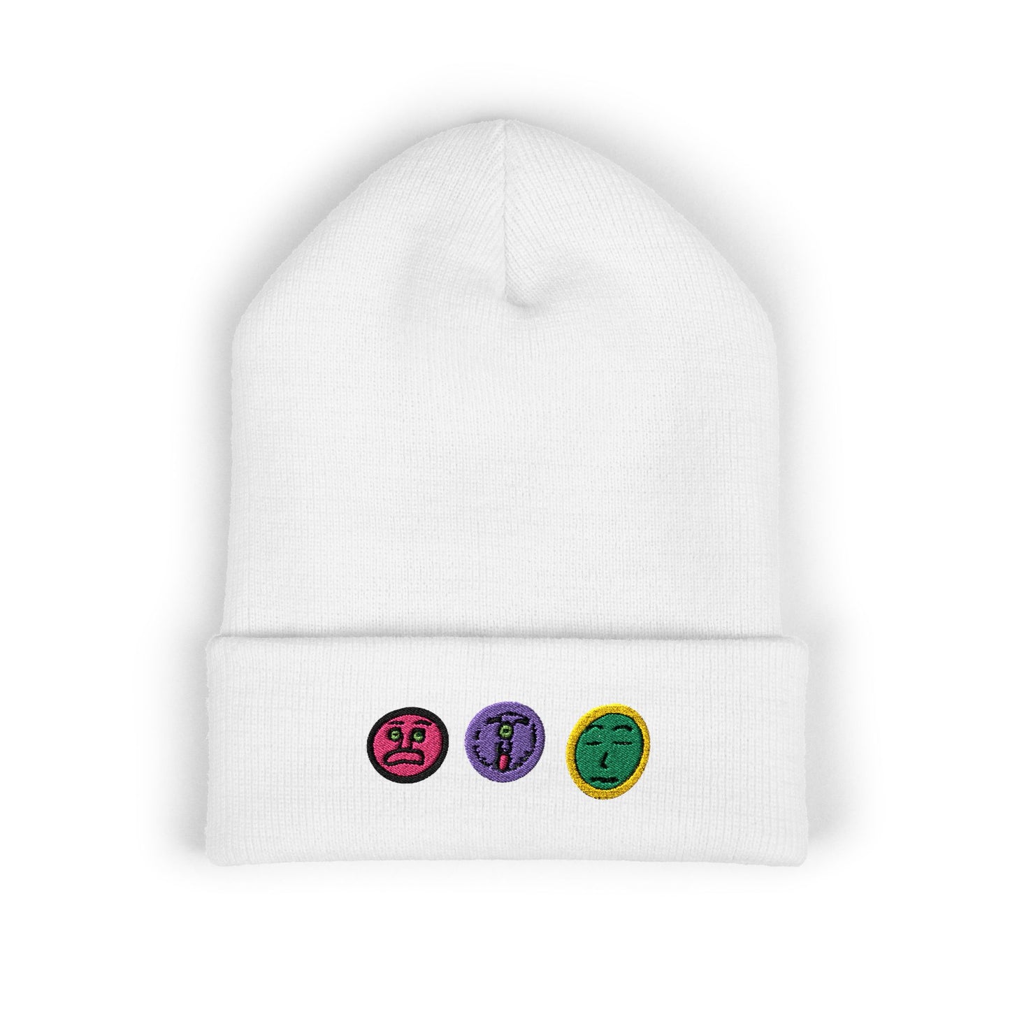 Embroidered Classic Cuffed Beanie - Sweet ‘N Sour Sauce Design