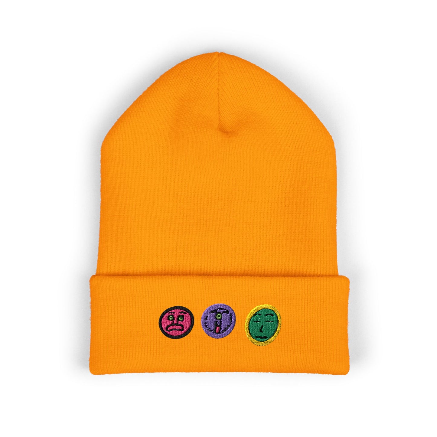 Embroidered Classic Cuffed Beanie - Sweet ‘N Sour Sauce Design